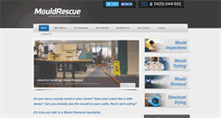 Desktop Screenshot of mouldrescue.com.au